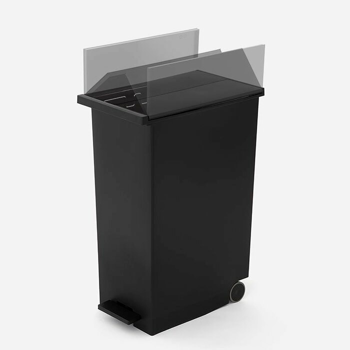 KEYUKA公式　KEYUCAダストボックス LL ブラック ゴミ箱 45L