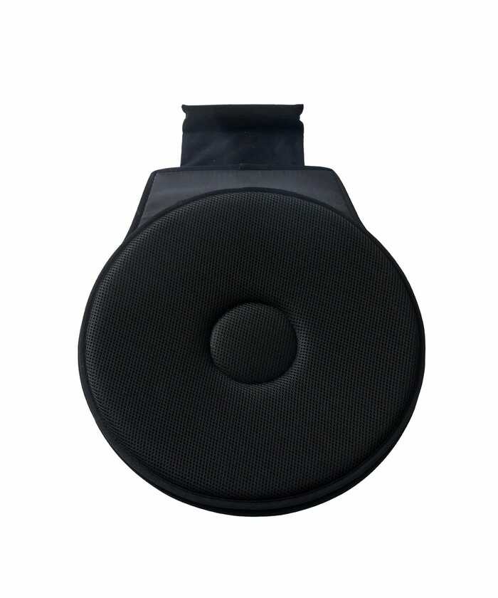 座ったまま360度回転可能