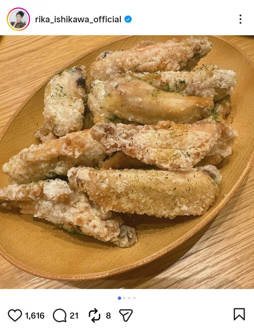 出所：石川梨華のInstagram（＠rika_ishikawa_official）参照日：2026年3月29日