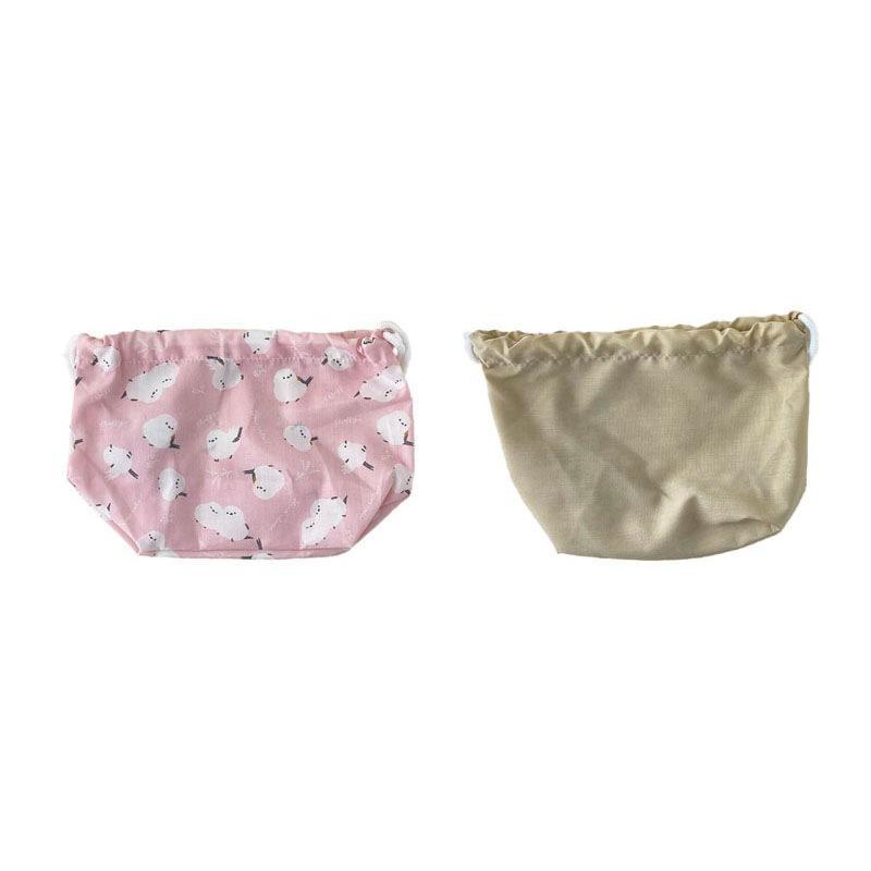 出所：Can★Doネットショップ ランチ巾着　ふわふわシマエナガ