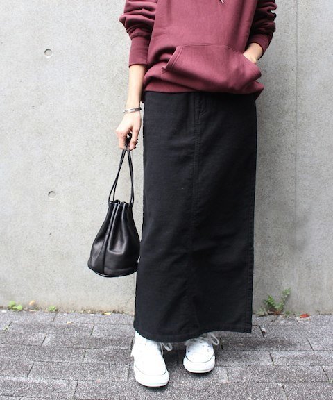 FRAMeWORK - ブロークン起毛 5ポケスカート ¥14,040（税込）