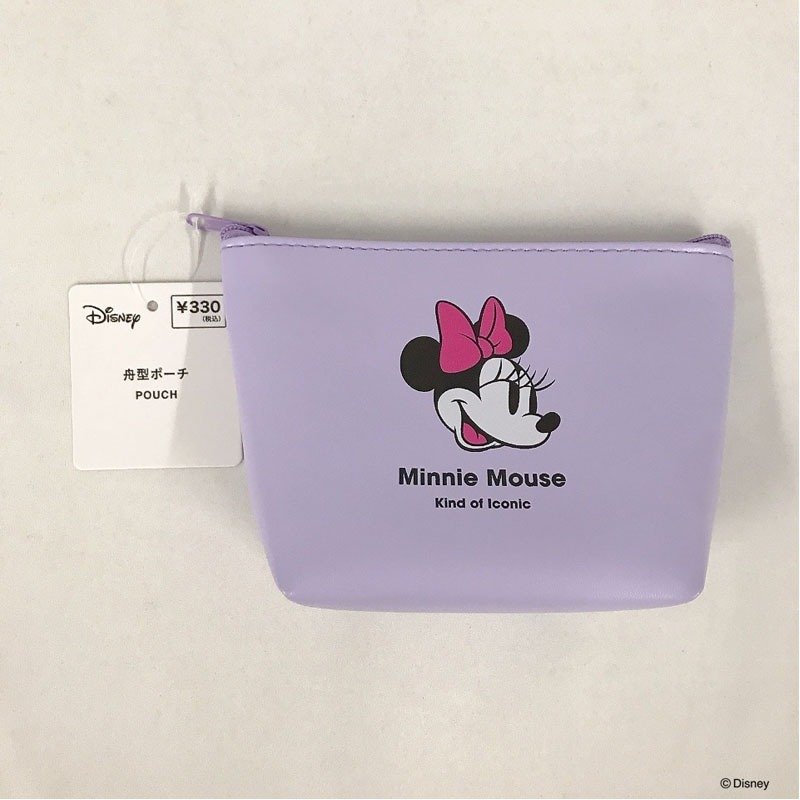 出所:Can Do(キャンドゥ)ネットショップ ディズニー/ミニーマウス 舟型ポーチ