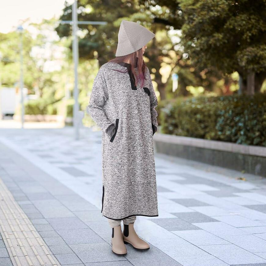 ワークマン、レディースカチオンフリースワンピースの画像