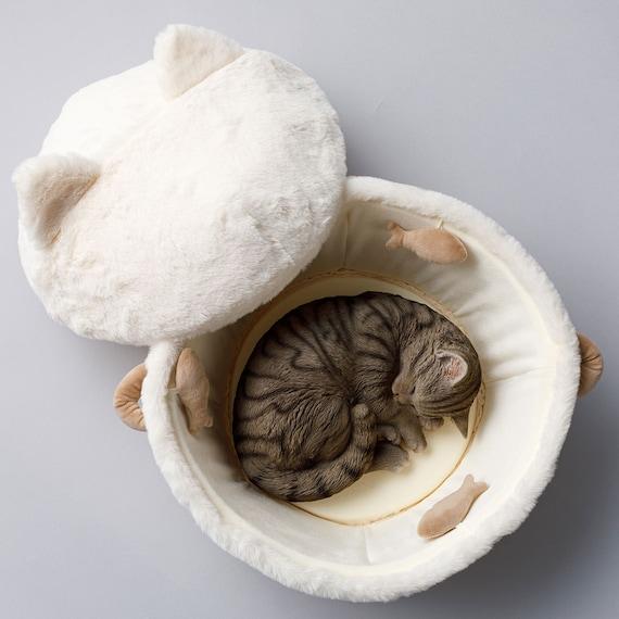 ニトリ、鍋型ペットベッド(アイボリー R40) の画像