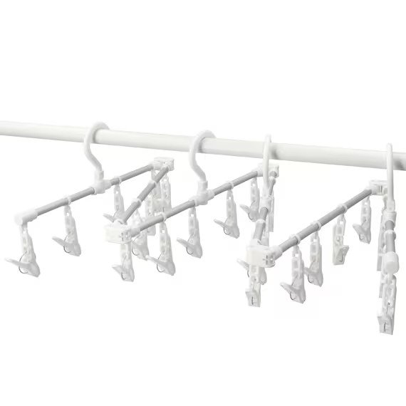 ニトリ公式 シーツが干せる伸縮アルミハンガー(24ピンチ) 画像