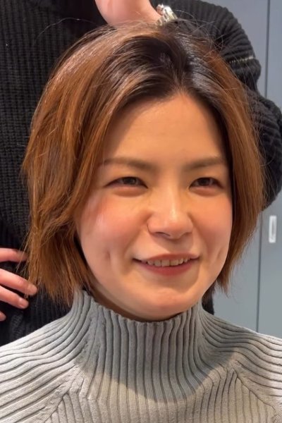 前髪を作りたいと希望しました