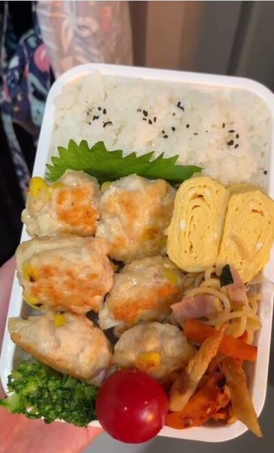完成した「旦那弁当」
