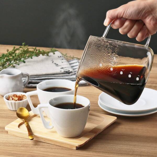 1回に2~5杯のコーヒーを淹れることができます