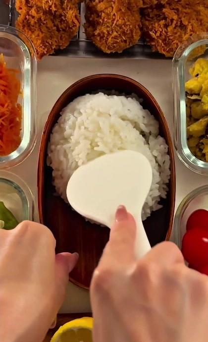 【ヒレカツ弁当】女子高校生のお弁当に、衣の立ったヒレカツが2枚！彩り副菜もぎっしり詰まった一箱