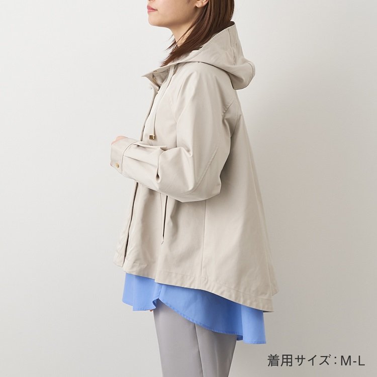 出所：ケユカ公式　【すごナノ撥水】テントラインフーディージャケット