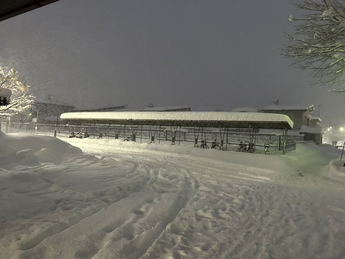 大雪の様子