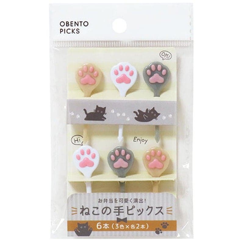 キャンドゥ公式 ねこの手ピックス 6本 画像