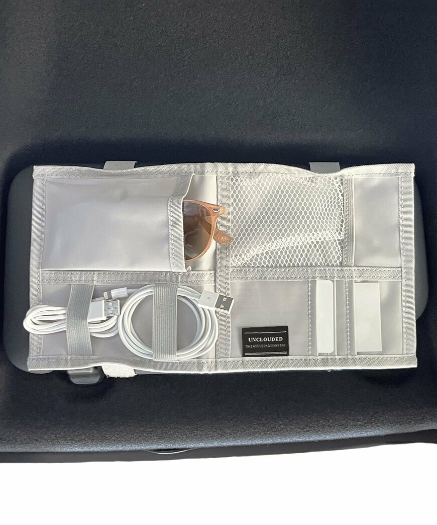 3COINS公式　CARサンバイザー収納