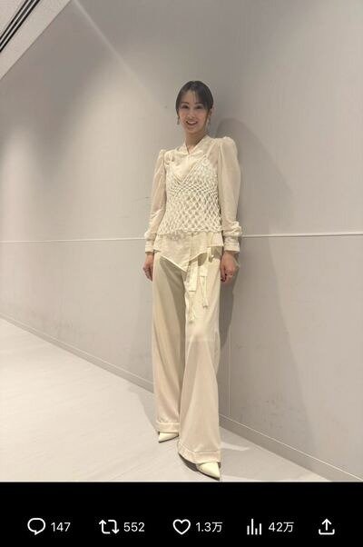 北川景子のX投稿