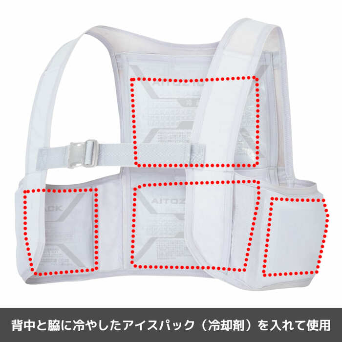 冷却効果の高いアイスベスト