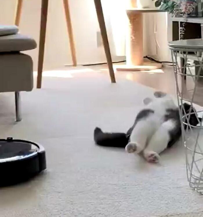 足を伸ばして、のびのび