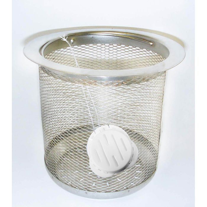 ストレーナーに吊るしておくだけで、洗浄、除菌、消臭と3つの効果を期待できます