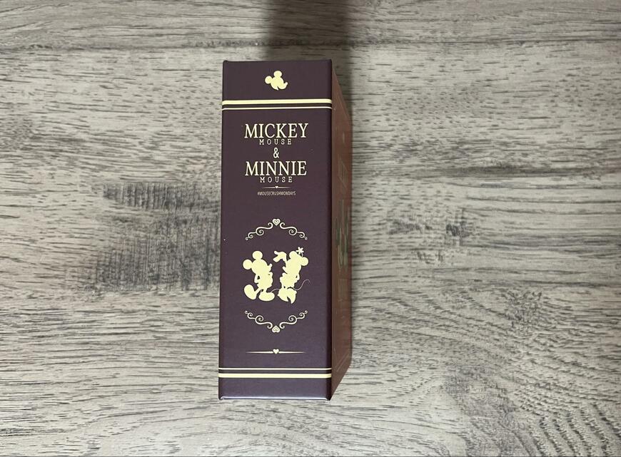 筆者撮影（セリア、ヴィンテージ風ブック型BOX/ミッキー＆ミニー）