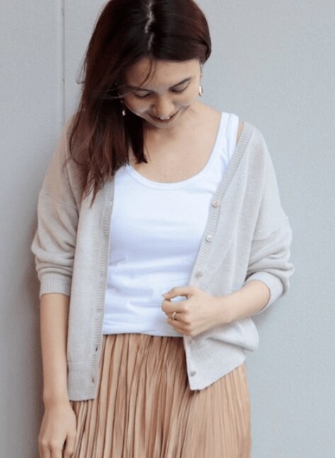 FRAMeWORK - VERSE 2WAY Vネックカーディガン ¥11,880（税込）