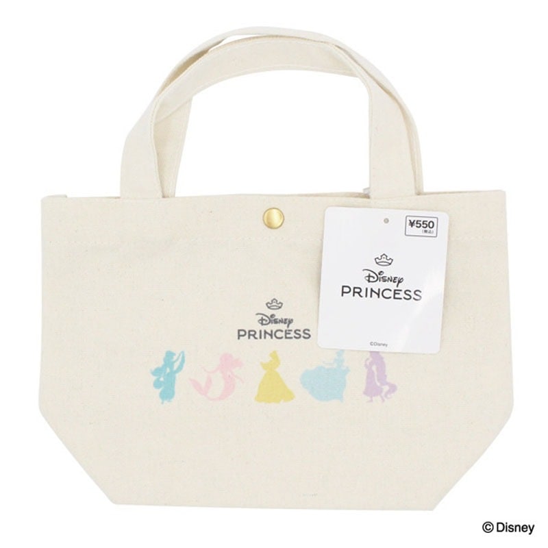 出所：キャンドゥ公式　ディズニープリンセス／トートバッグＳ