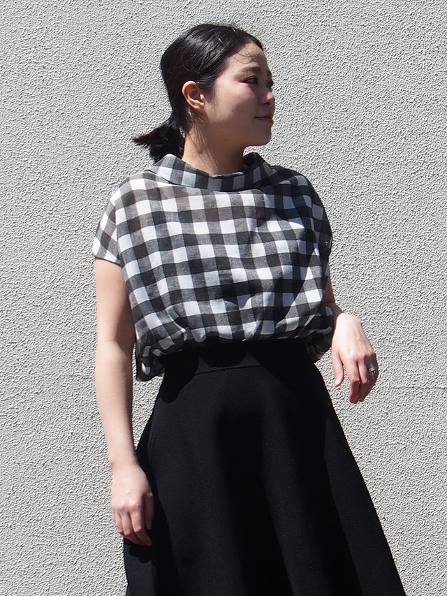 GOUT COMMUN - ギンガム2WAYシャツ ¥14,040（税込）