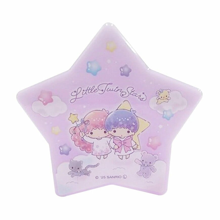 出所：ワッツ公式　sanrio キキララ コスメツールスタンド 星形グミ