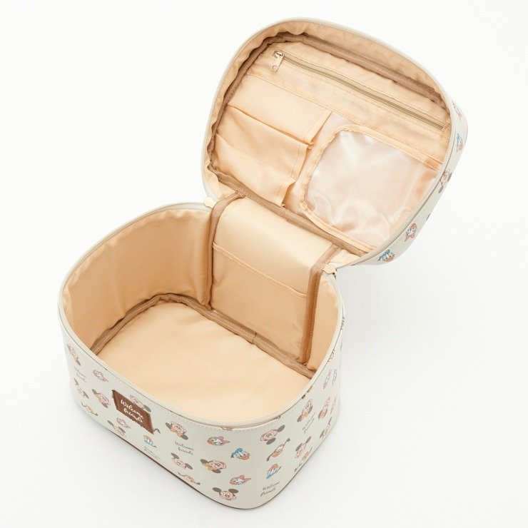 しまむら公式 ポーチ Disney 3点セットバニティポーチ画像