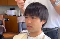 「センターパートに伸ばしたい」短髪の男性が来店！今だからこそできるスタイルに大満足！