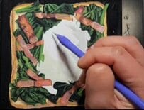 【絵に描いたパン】「ほうれん草の炒め具合最高」ポパイエッグトーストのイラストのリアルさに思わず二度見！