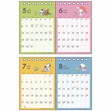 スヌーピー公式ショップで人気】『2023年カレンダー』限定の純金開運版