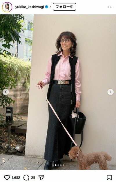 柏木由紀子のInstagram投稿