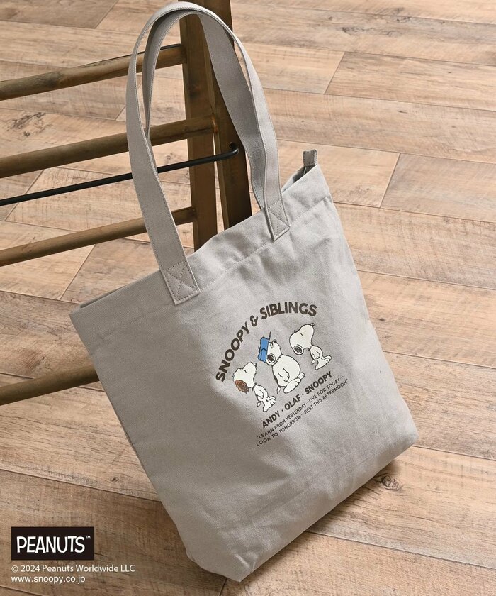 スヌーピー/トート グレー