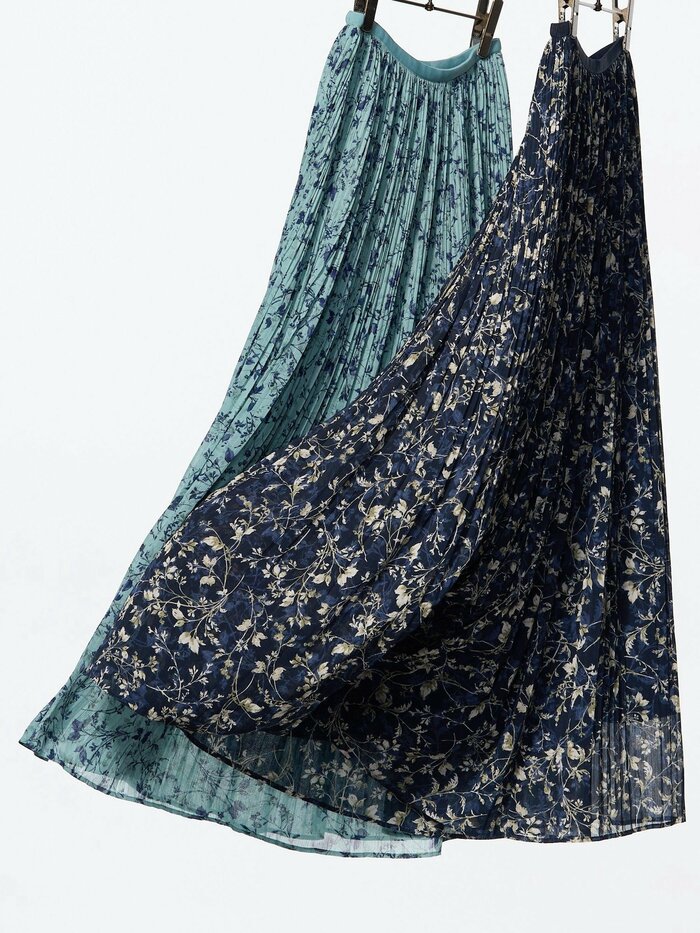 ユニクロ公式 シフォンスカート