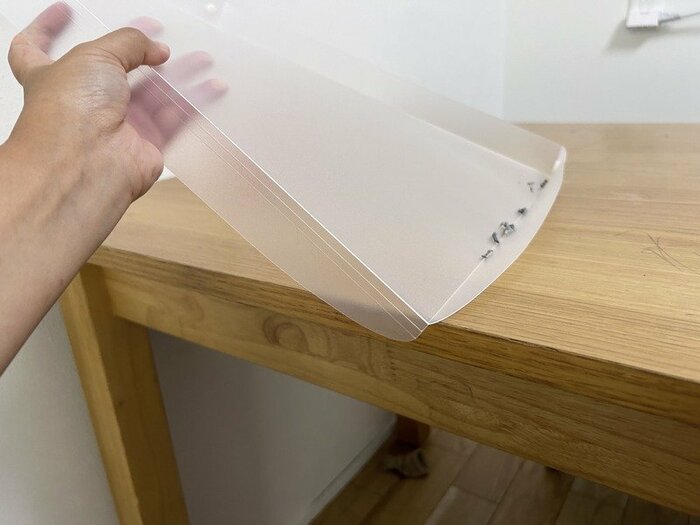 ダイニングテーブルの上をすぐに片づけられる！