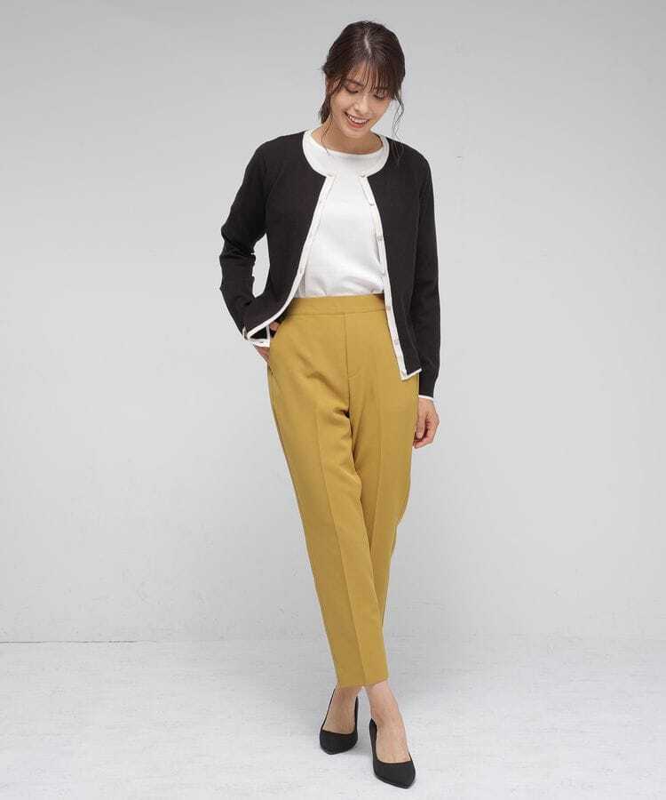 出所：ハニーズ公式通販サイト 抗菌配色カーディガン