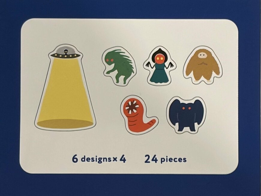 筆者撮影（セリア、フレークシール UFO柄）
