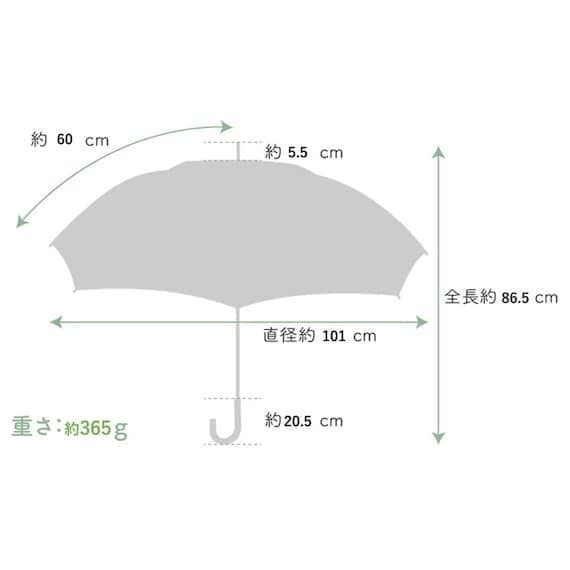出所：ニトリ　SNOOPYジャンプ傘ボーダー（60cm ブラック）