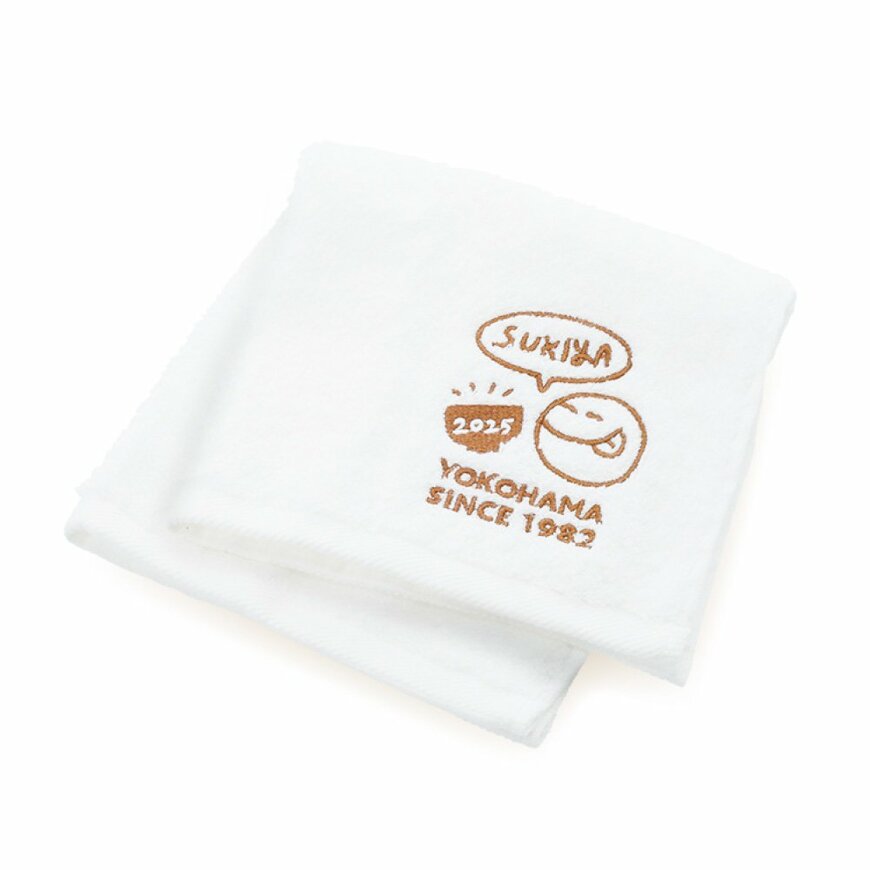 出所：株式会社ゼンショーホールディングス　すき家オリジナル ハンドタオル