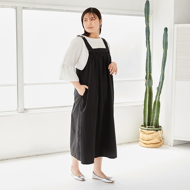 出所：しまむら 公式オンラインストア レディース　ワークジャンパースカート（Vanilla studio）