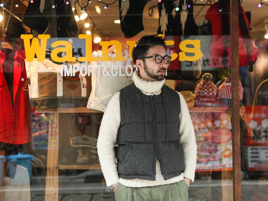 CRESCENT DOWN WORKS - Square Quilt Inner Vest ¥72,360（税込）