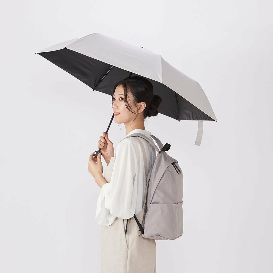 KEYUCA公式 折畳傘 遮光耐風 55cm 無地