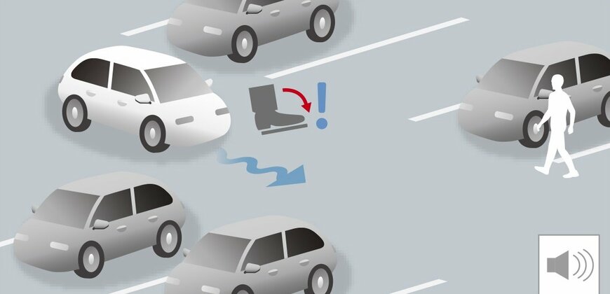 急アクセル抑制機能