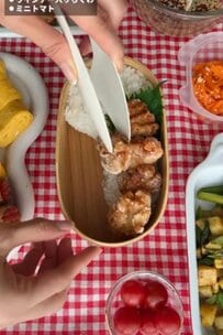 【梅ダレ唐揚げ弁当】旦那さんも大満足！夏にぴったりなお弁当が話題