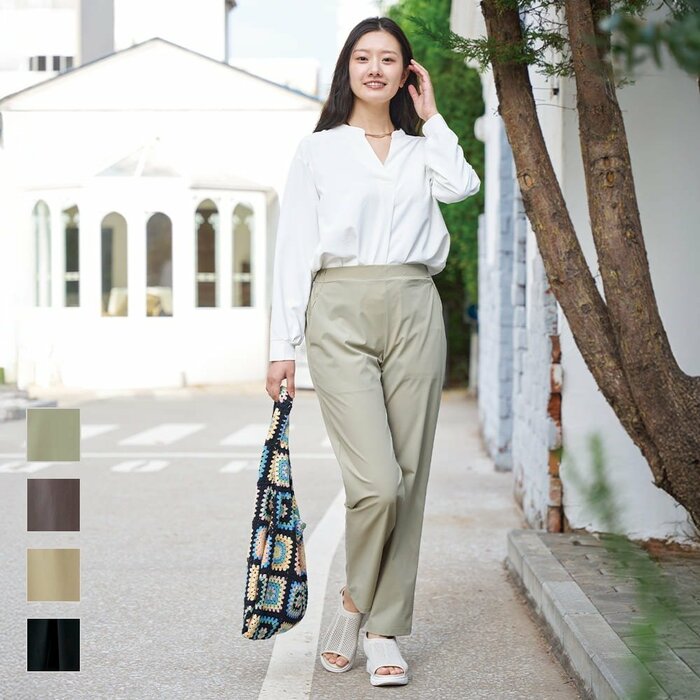 見た目が非常に「きれいめ」に仕上がっているのもこのパンツの魅力