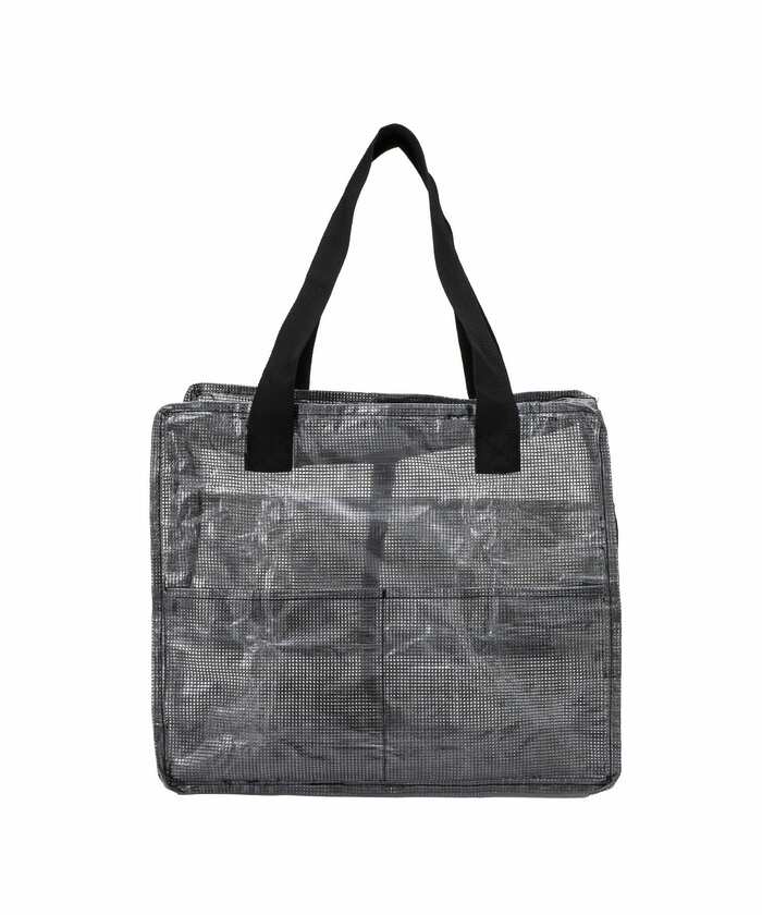 3COINS　丈夫で濡れにくい折りたたみキャリーオンバッグ