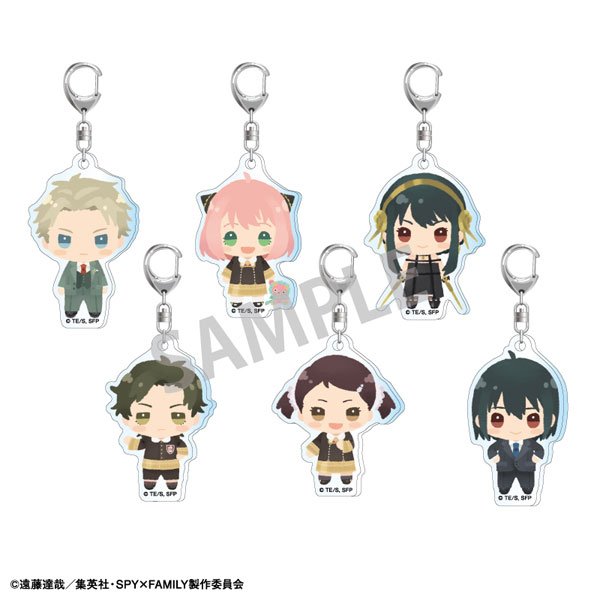 出所：大網株式会社『TVアニメ『SPY×FAMILY』より、オリジナル描きおこしイラスト使用した「ちまっこ」シリーズのトレーディングアクリルキーホルダーが登場！「あみあみ」にて予約受付中。』©遠藤達哉/集英社・SPY×FAMILY製作委員会