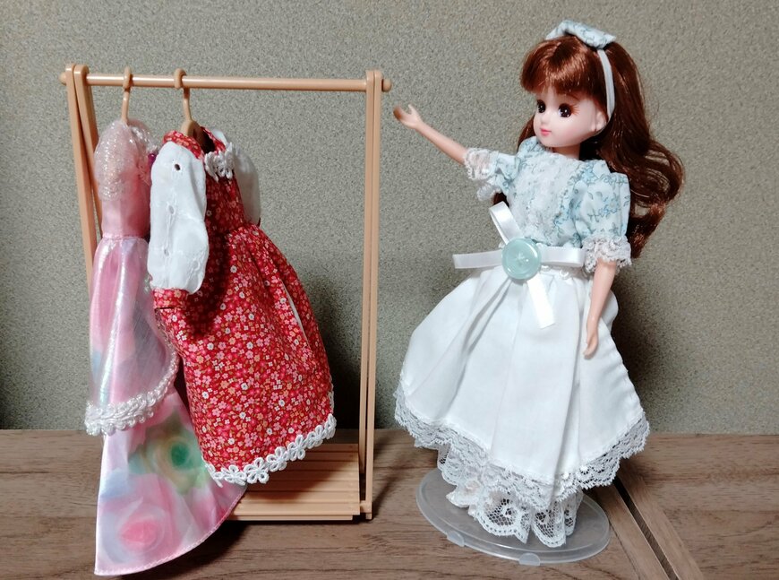 筆者撮影（セリア、ミニチュア ハンガーラック・ハンガー）