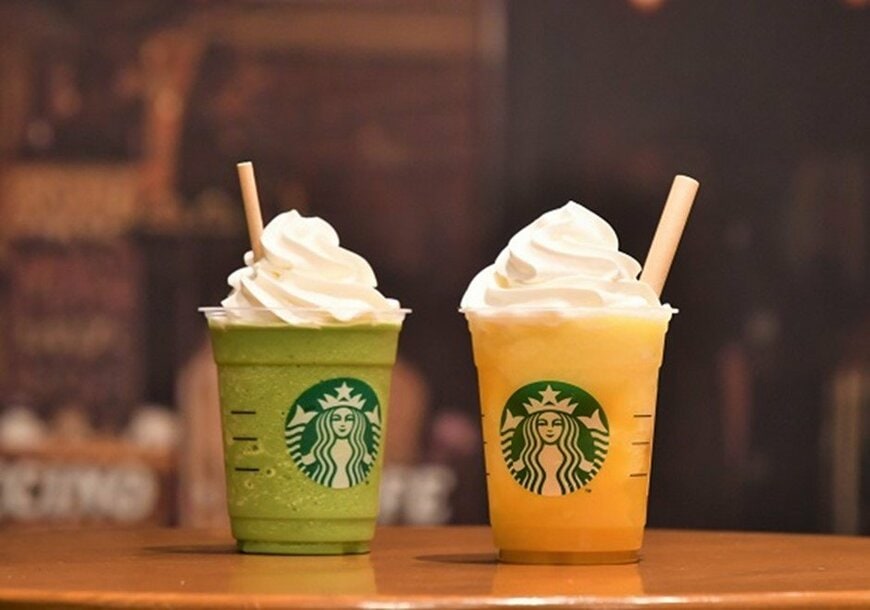 出所：スターバックス「スターバックス国内店舗で、2021年9月より順次フラペチーノ®をFSC®認証紙ストローで提供」
