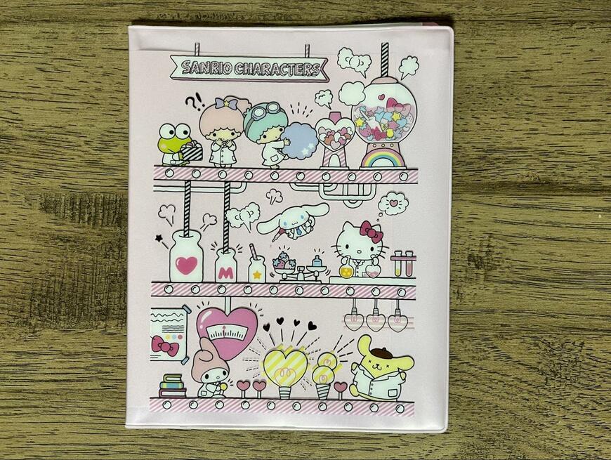 セリア、お薬手帳カバーM/Xかわいいラボ画像