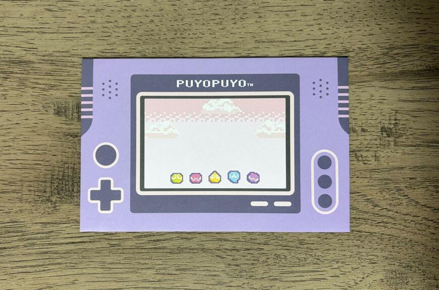 ダイソー、レターセット（ぷよぷよ、B）の画像